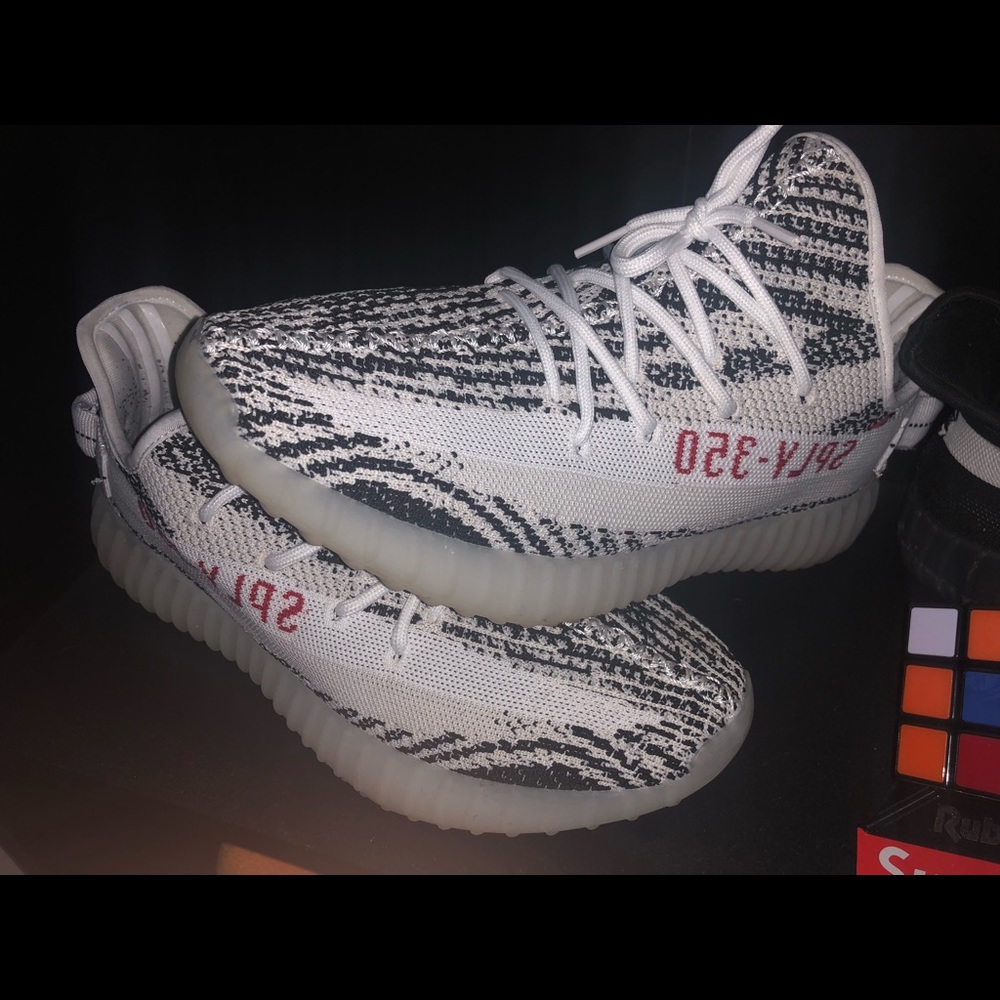 Pair of Yeezy Boost 350 v2 (worn 3 times)